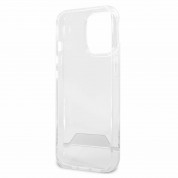 AMG White Stripes Hard Case - дизайнерски кейс с висока защита за iPhone 13 Pro (прозрачен) 4