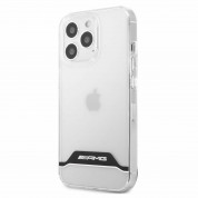AMG White Stripes Hard Case for iPhone 13 Pro (clear)