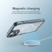 Nillkin Nature TPU Pro Magnetic Case - хибриден удароустойчив кейс с MagSafe за iPhone 13 Pro (син) 6