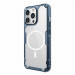 Nillkin Nature TPU Pro Magnetic Case - хибриден удароустойчив кейс с MagSafe за iPhone 13 Pro Max (син) 1