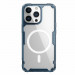 Nillkin Nature TPU Pro Magnetic Case - хибриден удароустойчив кейс с MagSafe за iPhone 13 Pro Max (син) 2