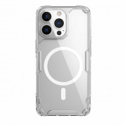 Nillkin Nature TPU Pro Magnetic Case - хибриден удароустойчив кейс с MagSafe за iPhone 13 Pro (прозрачен) 1