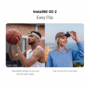 Insta360 GO 2 Easy Clip Mount - поставка за Insta360 GO 2 (черен) 3