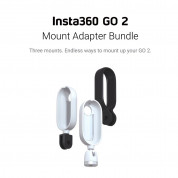 Insta360 GO 2 Mount Adapter Bundle - комплект от аксесоари за монтиране на различни повърхности за Insta360 GO 2 (черен) 1