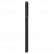 Spigen Thin Fit Case - качествен тънък матиран кейс за Samsung Galaxy A13 (черен) 3