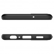 Spigen Thin Fit Case - качествен тънък матиран кейс за Samsung Galaxy A13 (черен) 8