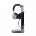 Satechi Aluminium USB Headphone Stand - дизайнерска алуминиева поставка за слушалки с USB-A изходи (тъмносив) 4