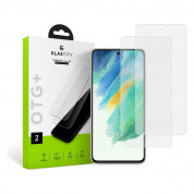 Glastify OTG Plus 2.5D Tempered Glass 2 Pack for Samsung Galaxy S21 FE (clear)