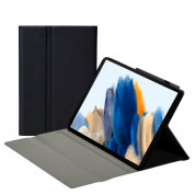 4smarts Flip Case DailyBiz - кожен калъф с магнитно захващане за Samsung Galaxy Tab A8 10.5 (2021) (черен)