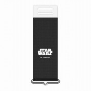 Samsung Star Wars Strap for Silicone Cover GP-TOF711HO9BW - текстилен ластик против изпускане за Silicone Cover за Samsung Galaxy Z Flip 3 (черен)