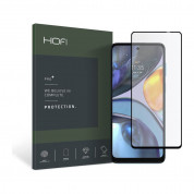 Hofi Glass Pro Plus Tempered Glass 2.5D - калено стъклено защитно покритие за дисплея на Motorola Moto G22 (черен-прозрачен)