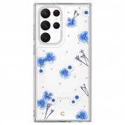 Spigen Cyrill Cecile Case Blue Spring - хибриден кейс с висока степен на защита за Samsung Galaxy S22 Ultra (цветни мотиви) 1