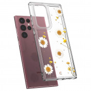Spigen Cyrill Cecile Case Blooming Daisy - хибриден кейс с висока степен на защита за Samsung Galaxy S22 Ultra (цветни мотиви) 4