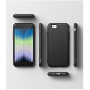 Ringke Air S Case - силиконов (TPU) калъф за iPhone SE (2022), iPhone SE (2020), iPhone 8, iPhone 7 (черен) 2