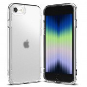 Ringke Fusion Matte Case - хибриден удароустойчив кейс за iPhone SE (2022), iPhone SE (2020), iPhone 8, iPhone 7 (прозрачен-мат)