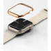 Ringke Bezel Styling Stainless Steel - рамка от неръждаема стомана с висока степен на защита за Apple Watch 7 45мм (златист) 3