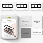 Ringke Camera Lens Glass - комплект 3 броя предпазни стъклени протектора за камерата на Samsung Galaxy S22, Samsung Galaxy S22 Plus (черен) 11