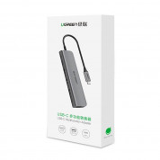 Ugreen 5-in-1 USB-C Hub 4K 30Hz - USB-C хъб с 3xUSB-A порта и HDMI порт за мобилни устройства с USB-C (тъмносив) 13