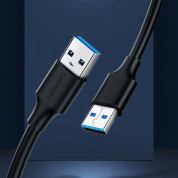 Ugreen USB-A 2.0 Male to USB-A 2.0 Male USB Cable - USB кабел (мъжко-мъжко) (200 см) (черен) 1