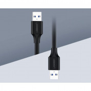 Ugreen USB-A 2.0 Male to USB-A 2.0 Male USB Cable - USB кабел (мъжко-мъжко) (200 см) (черен) 2