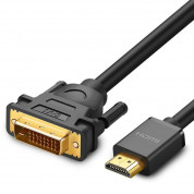 Ugreen HDMI Male To DVI Male Cable 1080p - HDMI към DVI кабел (150 см) (черен)