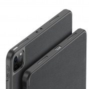 DUX DUCIS Domo Tablet Case - полиуретанов кейс с поставка и отделение за Apple Pencil 2 за iPad Pro 12.9 M1 (2021) (черен) 7