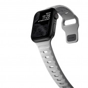 Nomad Sport Strap V2 - силиконова каишка за Apple Watch 42мм, 44мм, 45мм (сив) 8
