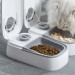 PetWant F7 Intelligent 2-chamber Food Dispenser - смарт купа за храна на домашни любимни с две отделения (бял) 5