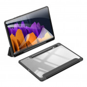 DUX DUCIS Toby Tablet Case - хибриден удароустойчив кейс за Samsung Galaxy Tab S8, Galaxy Tab S7 (черен-прозрачен) 2
