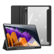 DUX DUCIS Toby Tablet Case for Samsung Galaxy Tab S8, Galaxy Tab S7 (black-clear) 10