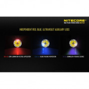Nitecore Flashlight MH27UV, 1000 lm - тактически фенер (черен) 8