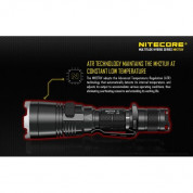 Nitecore Flashlight MH27UV, 1000 lm - тактически фенер (черен) 9