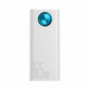 Baseus Ambilight Power Bank 65W with Digital Display Quick Charge (PPLG-A02) - 30000mAh, 65W - 2xUSB-C, 4xUSB (white) 