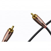 Ugreen AV199 Extension Cable 2 x RCA (Cinch) to 2 x RCA (Cinch) - качествен 2 x RCA към 2 x RCA (чинча) аудио кабел (200 см) (черен-кафяв)  1