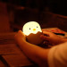 Bedside Night Lamp Chicken - силиконова детска нощна лампа с топла светлина (бял) 4