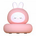 Bedside Night Lamp W-007 Rabbit- силиконова детска нощна лампа с топла светлина (бял) 1