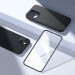 Joyroom 360° Full Case And Tempered Glass Set - тънък силиконов кейс и стъклено защитно покритие за целия дисплей на iPhone 13 (черен) 7