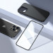 Joyroom 360° Full Case And Tempered Glass Set - тънък силиконов кейс и стъклено защитно покритие за целия дисплей на iPhone 13 Pro Max (черен) 7