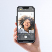 Joyroom 360° Full Case And Tempered Glass Set - тънък силиконов кейс и стъклено защитно покритие за целия дисплей на iPhone 13 Pro Max (черен) 3