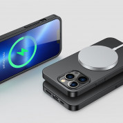 Joyroom 360° Full Case And Tempered Glass Set - тънък силиконов кейс и стъклено защитно покритие за целия дисплей на iPhone 13 Pro Max (черен) 7
