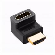 Ugreen Angled 4K HDMI Male to HDMI Female Adapter - адаптер от мъжко HDMI към женско HDMI (черен) 1