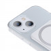 Baseus Crystal Magnetic Glass Case With a Bracket - хибриден удароустойчив кейс с MagSafe и вградена поставка за iPhone 13 (прозрачен) 4