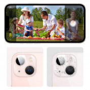 Joyroom Mirror Lens Camera Tempered Glass Protector - предпазно стъклено защитно покритие за камерата на iPhone 13, iPhone 13 mini (прозрачен) 5