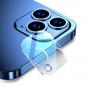Joyroom Mirror Lens Camera Tempered Glass Protector - предпазно стъклено защитно покритие за камерата на iPhone 13 Pro, iPhone 13 Pro Max (прозрачен)