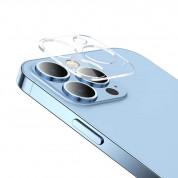 Joyroom Mirror Lens Camera Tempered Glass Protector - предпазно стъклено защитно покритие за камерата на iPhone 13 Pro, iPhone 13 Pro Max (прозрачен) 12