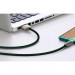 Baseus Digital Display USB-A to USB-C Cable 66W (CASX020106) - здрав кабел с въжена оплетка с бързо зареждане за устройства с USB-C порт (200 см) (зелен) 7