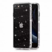 Tech-Protect Glitter TPU Clear Case for iPhone SE (2022), iPhone SE (2020), iPhone 8, iPhone 7 (clear)