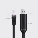Ugreen USB-A 2.0 to RJ45 Console Cable - USB-A 2.0 към Ethernet кабел за устройства с USB-A порт (150 см) (черен)  9