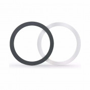 Tech-Protect MagMat MagSafe Magnetic Ring (2 pcs.) (black and silver)