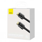 Baseus High Definition Series HDMI 2.1, 8K 60Hz Cable - високоскоростен 8K HDMI към HDMI кабел (100 см) (черен) 6